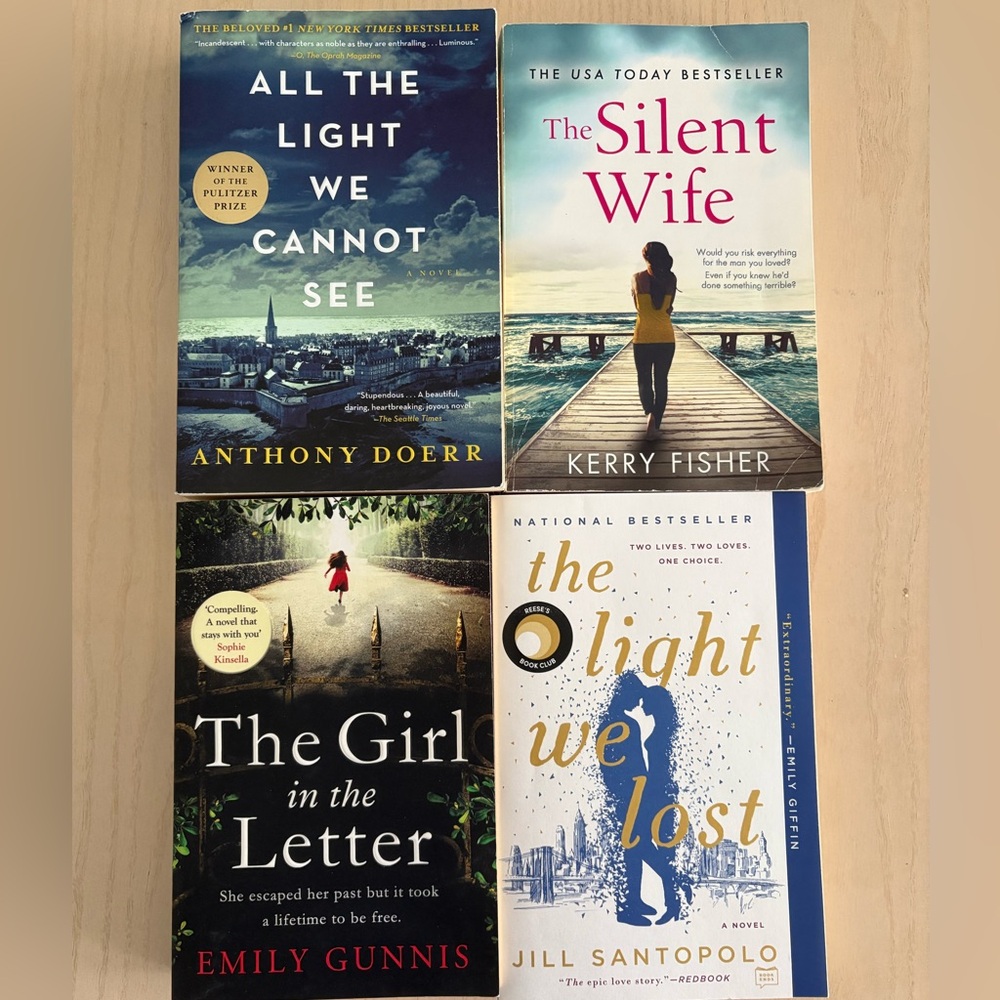 Set of Four Bestselling Novels